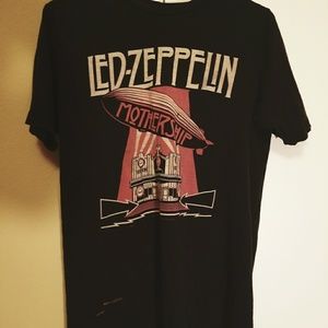 Grunge Vintage Led Zeppelin Rock Band Shirt